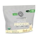 Sunwarrior Organic Plant Based Protein Powder | Vegan Organic Protein Powder with BCAA Amino Acids Plus Recovery Minerals & Botanicals | Non-GMO Soy Dairy & Gluten Free (Vanilla, 45 Servings)