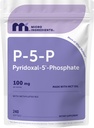 Micro Ingredients P5P Vitamin B6 100mg Per Serving, 240 Softgels | Pyridoxal-5-Phosphate Supplement with Methylated B12 | Made with MCT Oil | 4-Month Supply | Non-GMO, Gluten Free