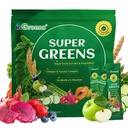 inGreens Super Greens Powder, Superfoods, 0 Sugar, Collagen, Probiotics, Spirulina, Chlorella, Daily Greens Drink Mix for Antioxidants, Gut Health, Energy & Beauty Support, Natural Flavor, 30 Packets
