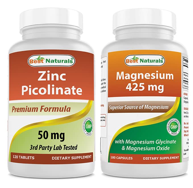 Zinc Picolinate 50 mg & Magnesium Glycinate 425 mg