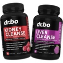 Kidney Liver Cleanse Detox Support Supplement - Help Repair Kidneys, Gallbladder, Bladder Control & Urinary Tract Health - Herbal Cranberry Capsules & Natural Milk Thistle Dandelion Supplements