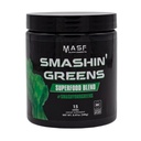 MASF Συμπληρώματα Smashin's Greens Superfood Organic Blend - 15 εξυπηρετήσεις - Ενισχύστε την ενέργεια, την υποστήριξη του ανοσοποιητικού, Digestive Health with Organic Gras, Spirulina, Chlorella - NSF Certified