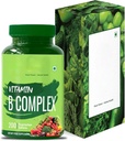 Vitamin B Complex 100% RDA - 200 Tablets/Capsules - B Vitamins Supplement (B1, B2, B3, B5, B6, B7, B9, B12), Green