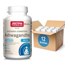 Jarow Formulas Ashwagandha 300 mg - 120 Κάψουλες Veggie - Συνολική Υγεία & Αντίσταση στην Κόπωση - Συμπλήρωμα Υποστηρίζει την αντοχή, την αποκατάσταση των μυών & Γνωστική Υγεία - 60 Υπηρεσίες (Pack of 12)