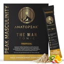 Male Enhancing Supplement Powder - Tongkat Ali, Maca Root, L-Citrulline, L-Arginine, Horny Goat Weed - with Nitrosigine, Nitric Oxide Supplements for Men - 12 Stick Packs (Tropical)