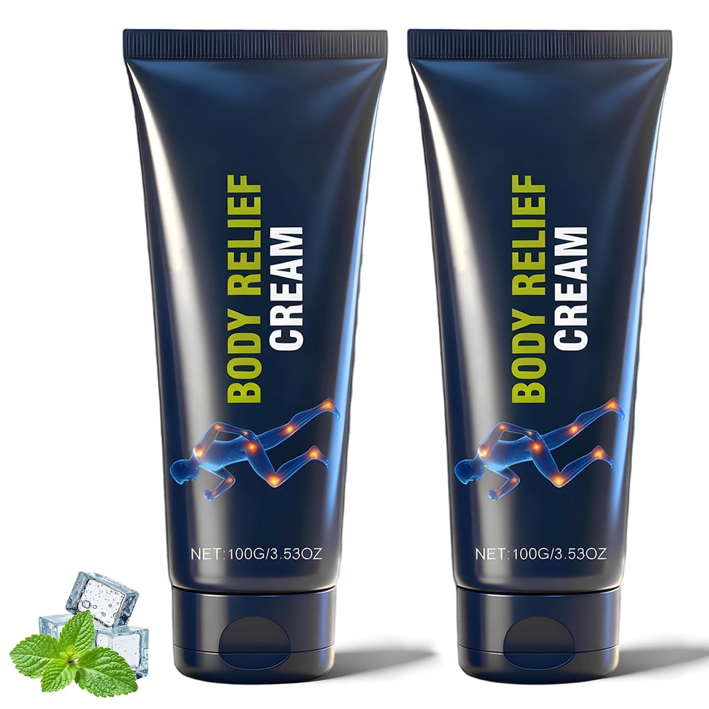 MYSQIHO Body Relief Care Cream, Contains Arnica, Msm Joint Relief Cream, Suitable for Feet, Hands, Legs, Muscles, Joints, and Waist, Fast Absorption, Mild & All Natural (200g)
