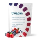 TruSpan Creatine Powder with Amino Acids & Vitamins, Daily Longevity Complex, Sugar Free, 2.5g Creatine Monohydrate, Muscle Recovery, Energy & Brain Support, Berry Fusion Flavor, 30 Servings