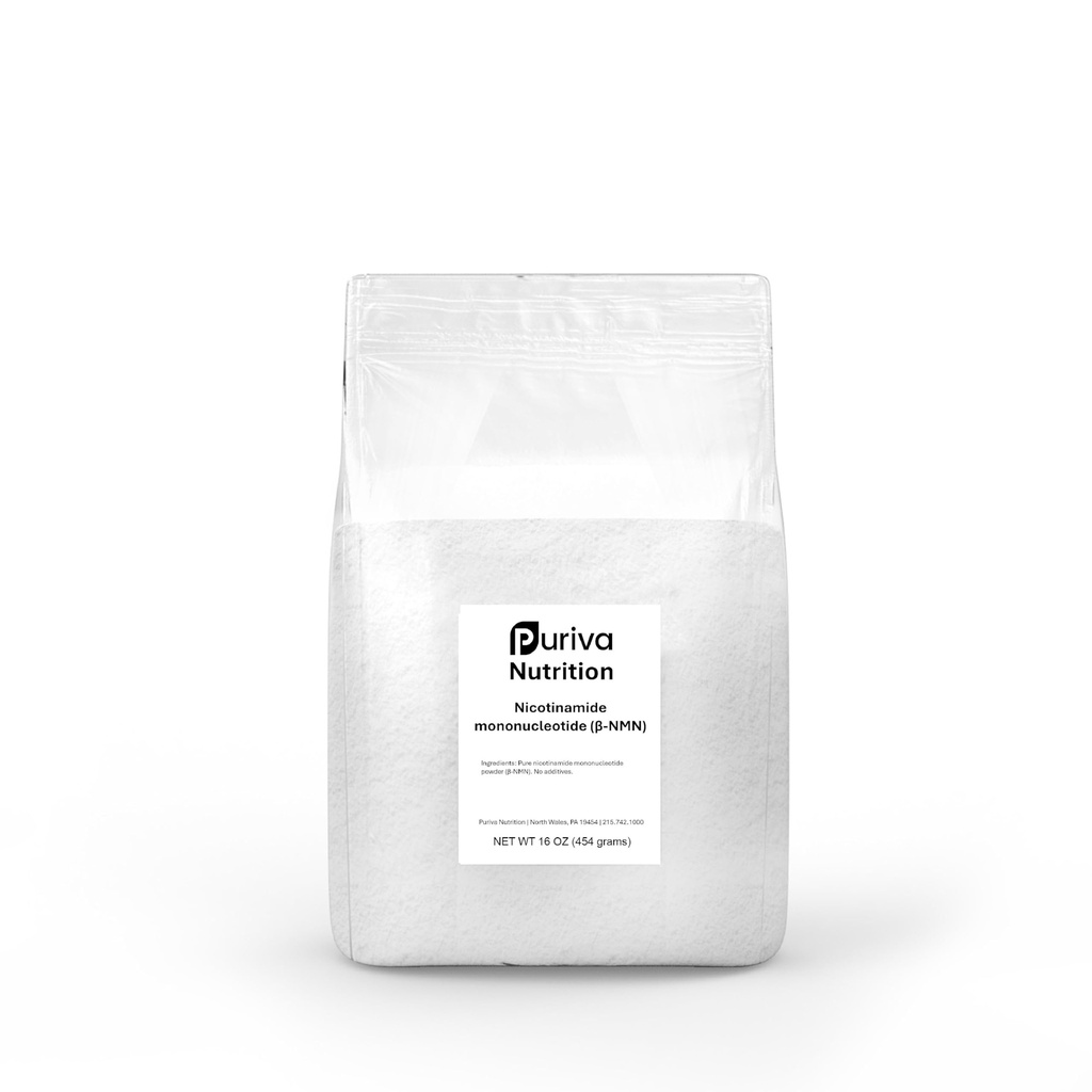 Pure NMN Powder (Nicotinamide mononucleotide) NAD+ Precursor, 454g (1 Lb), Nutrition