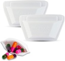 GMS Squeezable Pocket Pill Case - Small, Lightweight Pill Organizer Ideal for Travel - Holds Medicines Securely - Sturdy Design with Easy Fuss-Free Access - 2 Inch Pocket Sized & Discreet - 2 Pack