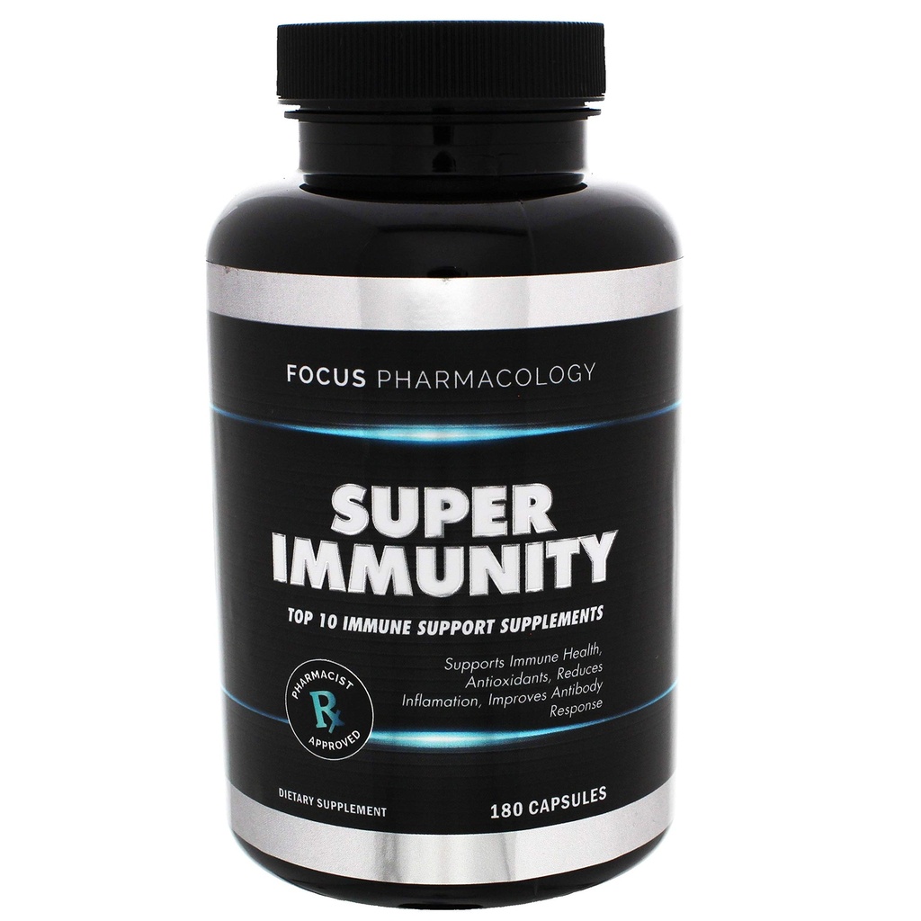 Immune Booting Blend of The top 10 Immune Support Supplements - 180 Ct Blend That Includes Elderberry, Vitamin C, Echinacea, Zinc, Garlic, Tumeric, and Probiotics