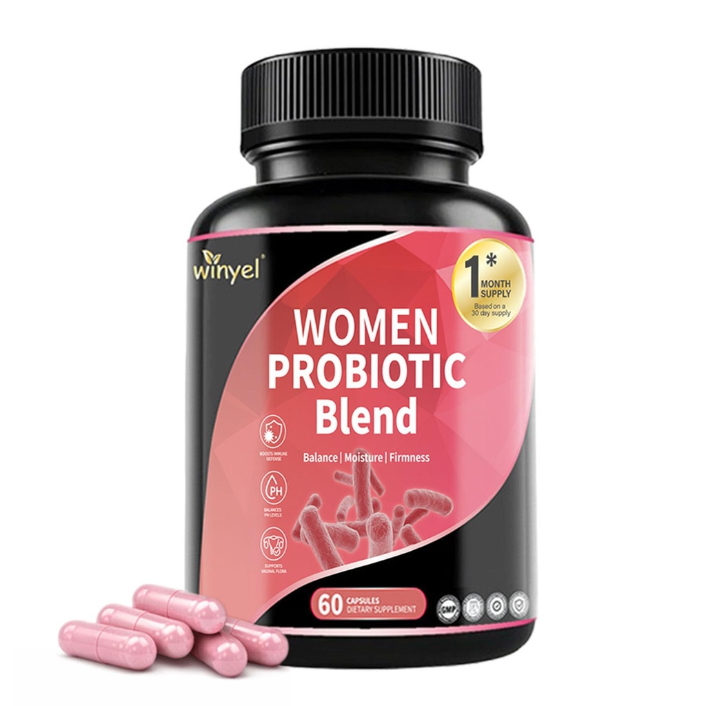 Vaginal Probiotics for Women with Prebiotics & Herbal Blend – pH Balance & Feminine Health Support – Multi-Strain Lactobacillus for Vaginal Flora, Odor Balance & Yeast Balance Capsules
