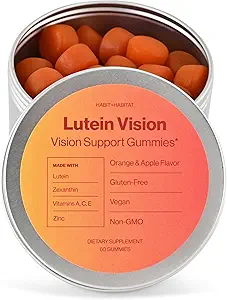 Lutein Vision Vision Support Gummies with Lutein and Marigold Flower 60-Count
