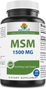 Brieofood MSM Supplement 1500mg per Tablet - Methylsulfonylmethane Powder Tablet