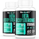 1200MG Beta Ecdysterone Supplement, 98% Maximum Purity Ecdysterone Supplements for Lean Musus, Athletic Performance & Strength, 120 Κάψουλες