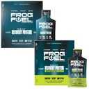 Frog Fuel Power Regular & Power Energized Complete Protein Shot Bundle, 15g πρωτεΐνη Nano-Hydrolyzed Grass Fed Collagen, Post Process, Fat & Sugar Free, 22 Amino Acids, Berry, 1 oz Packets, 48 Pack