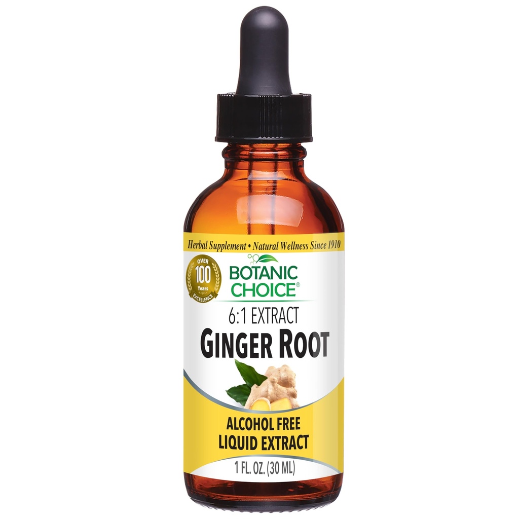 Botanic Choice Liquid Extract, Ginger Root, 1 Fluid Ounce