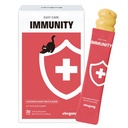 Cat Immune Multivitamin Supplement – 9 in 1 Lickable for Immune Support, with Probiotics, Omega-3, Vitamins & Beta-Glucan – Daily Immunity Support for Cats, Chicken Flavor with Goat Milk, 30 Tubes