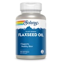 SOLARAY Flaxseed Oil 3000 mg με Ωμέγα 3 6 9, flax Seed Softgels για την υγεία του δέρματος, Triple Omega Supplement, Non-GMO, Gluten Free, Lab Επαληθευμένο - Εγγύηση 60 ημερών - 33 μερίδες, 100 Softgels