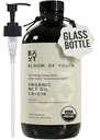 Bloom of Youth Pure MCT oil C8 + C10 | Glass Bottle 16oz - From 100% Organic Coconuts USDA Organic - Lab Tested for Quality and Purity - Keto Supplement for Brain & Body | Add to Coffee or Shakes
