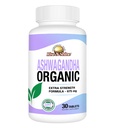 Rise-N-Shine Organic Ashwagandha Premium Adaptogenic Herb for Balance, Calm & Overall Well-Being