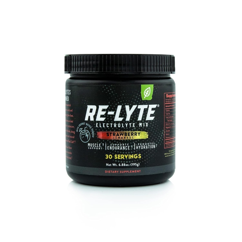 Re-lyte Electrolyte Drink Mix Strawberry Lemonade 30 Servings 6.70 oz.