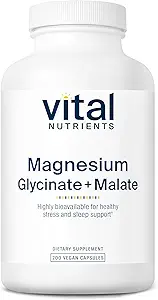 Vital Nutrients Magnesium Glycinate + Malate 