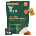ROOT LABS 10-in-1 Alpha Shilajit Gummies | 4000 mg Pure Himalayan Shilajit with Tongkat Ali & Maca Root | for Men & Women | ShilAbsorb Bioavailability Tech | Sugar-Free, Vegan | 120 Gummies