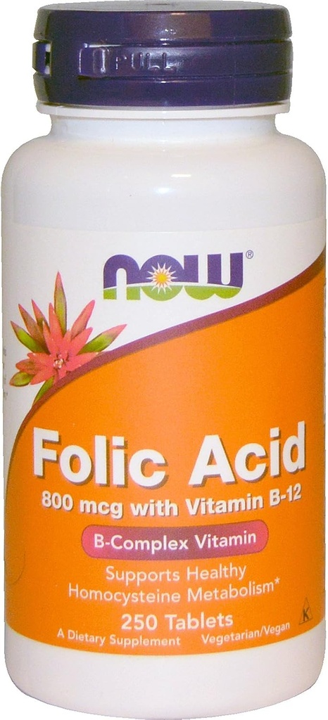 ΤΩΡΑ Φολικό οξύ 800mcg, 250 δισκία (πακέτο των 4)