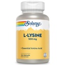 SOLARAY L L Lysine 500 mg Κάψουλες - Free-Form Essential Amino Acids Supplement - Ισχυρή υποστήριξη ευεξίας με L-Lysine Amino Acid - Lab Επαληθευμένο, 60-Day Εγγύηση, 120 υπηρεσίες, 120 VegCaps