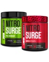 Jacked Factory Nitrosurge Προ-εξάσκηση σε Σταφύλι & Φρούτα Punch Nitrosurge Shred Θερμογόνο Προ-εξάσκηση για άνδρες & γυναίκες