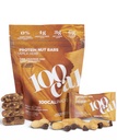 100Cal Snacks Peanut Butter Chocolate Chip Protein Bar, 100 Calorie with 6g Plant Protein, 3g Net Carb, High Fiber Gluten Free – Vegan Energy Bar with Amla, Keto Snack Bars 8ct