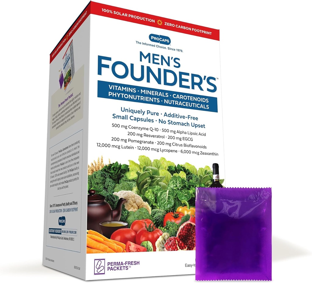 ANDREW LESSMAN Multivitamin-Men's Founders 120 Packets - More than 40 Nutrients Plus High Potencies of All Essential Vitamins, Minerals, Phytonutrients, Carotenoids. Εύκολο να σου πω. Χωρίς πρόσθετα
