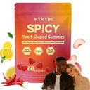 Spicy Square Gummies - Hot Peach Gummy with Chili Pepper, Muira Puama, Chili Pepper, Maca & Epimedium – Plant-Based Daily Wellness Support for Calm, Balance and Relaxation – Vegan, Non-GMO (1)