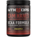 MTN OPS BCAA Powder 2:1:1 Amino Acids Supplement Powder for Rapid Muscle Recovery & Repair with Zero Sugar & Gluten Free - 30-Servings, Pineapple, Cameron Hanes Keep Hammering Series