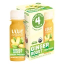 Vive Organic Organic Ginger Boost Shot 4pk, 2 FZ