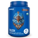 BIRDMAN Falcon Vegan Protein Powder Organic, Stevia & Sugar Free, Πρωτεΐνη με βάση το φυτό, Χαμηλό Καρβίδιο, Γαλακτοκομικά Χωρίς, Κέτο, Μη Πρωτεΐνη Whey, Προβιοτική, Πρωτεΐνη Pea Flavor - 37 Μερίδες - 2,64lb