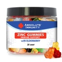 Absolute Immunity-Elderberry Gummies to Maximize Your Potential with ZINC infussed Gummies, Delicious & Potent Combo for Robust Health,The Ultimate Immune Support Gummies for Adults & Kids 30ct.