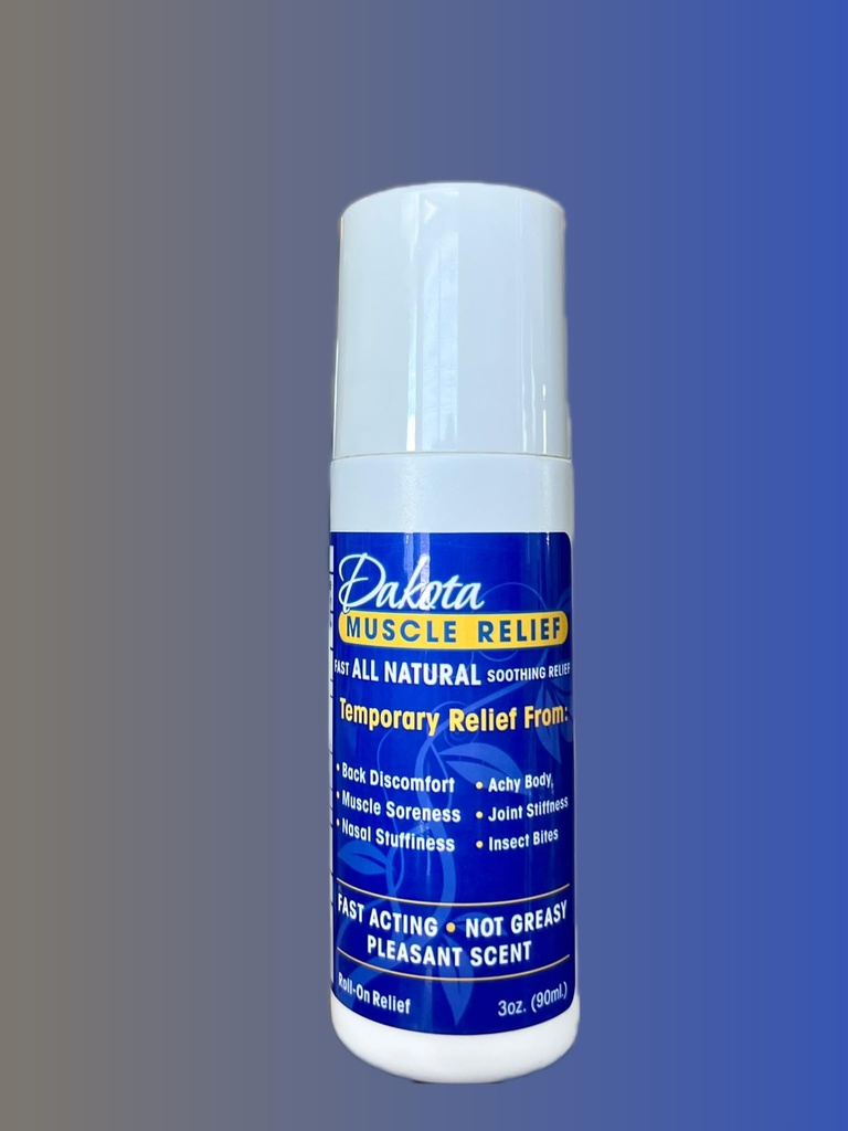 LaShe Naturals Dakota Muscle Relief 3 oz Roll On