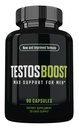 Advanced Formula, TestosBoost Pills, TestoBoost Dietary Supplements, 90 Vegetable Capsules, 1 Month Supply