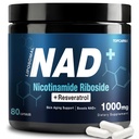 NAD+ Supplement 1000mg - Nicotinamide Riboside (NR) and Resveratrol, Liposomal NAD of Pure Organic Ingredients for Women & Men Healthy Aging, Brain and Cellular Energy, 80 Capsules