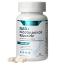 NAD+Supplement - 500 mg Nicotinamide Nucleoside with Trans-Resveratrol - Boosts NAD+ Levels, Supports Cellular Energy and enhances Anti-Aging Capabilities,Vitality and lifespan - 60 Capsules