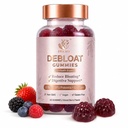 Probiotic for Women Gummies, Debloat Gummies with Prebiotic Fiber Supplement & Apple Cider Vinegar for Gut Health, Vitamin C & Biotin for Skin & Hair Support, Mixed Berry, 60 Count