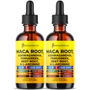JB Wellness Co Organic Maca Root Liquid Drops with Ashwagandha, Nettle, Fenugreek, Beet Root and L-Arginine Liquid Multivitamin for Women and Men - 4oz