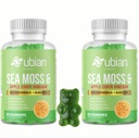 Sea Moss Gummies with Apple Cider Vinegar, Burdock Root & Bladderwrack - Seamoss Gummies for Immune Support - Vegan, Non-GMO, Gluten-Free - 120 Count - Natural Detox Supplement