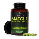 Βιολογικό Μάτσα Πράσινο Τσάι Κάψουλες - Natural Energy Boost - Clean Gradual Caffeine - Ιαπωνικό Μάτσα Πράσινο Τσάι Χάπια - 100% Φυσικό Αντιοξειδωτικό - Χαλαρωτικό και Χαλαρωτικό - 120 Καθημερινές κάψουλες - 2.000/mg
