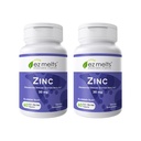 EZ Melts Zinc - Supplement for Immune, Digestive & Skin Health Support - Non-GMO, Vegan & Gluten-Free - Blueberry Blast - 120 Dissolvable Tablets (120 Servings)