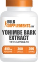 BulkSupplies.com Κάψουλες Εκχυλίσματος Yohimbe - Yohimbe Bark Extract, συμπληρώματα Yohimbe, συμπλήρωμα βοτάνων - Χωρίς γλουτένη, 1 κάψουλα Veg ανά υπηρεσία, 360 κάψουλες (πακέτο του 1)