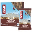 CLIF BAR - Chocolate Brownie Flavor - Made with Organic Oats - 10g Protein - Non-GMO - Plant Based - Energy Bars - 2.4 oz. (5 Pack)