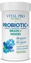 Vital Pro Naturals - Brain & Mood Probiotics + Prebiotics, Postbiotics, Parabiotics, 4-in-1 Health Supplement for Adults, High Potency, 67 Strains, Digestive, Brain and Immune Health, 30 ct