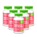 HairAnew Hair Growth Vitamins for Thicker Stronger Hair | Works for Women & Men All Hair Types | 11 Hair Vitamins & Ingredients | 5000mcg Biotin | Vegan | Independently Tested | 60 Capsules (6)